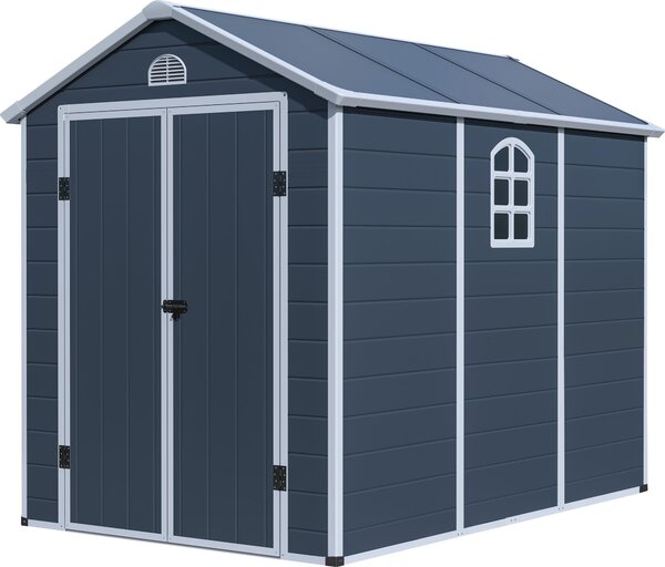 G21 Zahradní domek G21 Boston 670 - 241 x 278 cm, plastový, edý G21-6390074