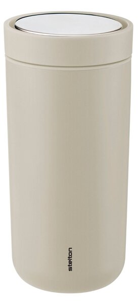 Termohrnek to go I:cons Stelton 0,4 l matný pískový *