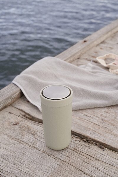 Termohrnek to go I:cons Stelton 0,4 l matný pískový *