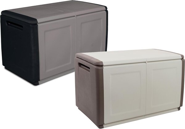 Poltáový box VDP zahradní box poltáový box zahradní truhla víceúelová truhla 130/230/330 litr, barva a velikost:antracitová M=130l