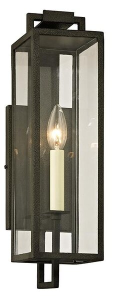 HVLG B6381-CE Venkovní nástěnné svítidlo BECKHAM kov/sklo železo/čirá E14 1x40W - HUDSON VALLEY (Troy)