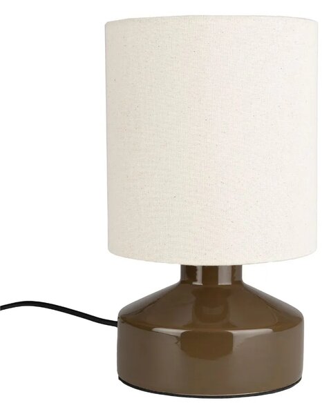 Zuiver Zelenohnědá keramická stolní lampa NOOK 28 cm