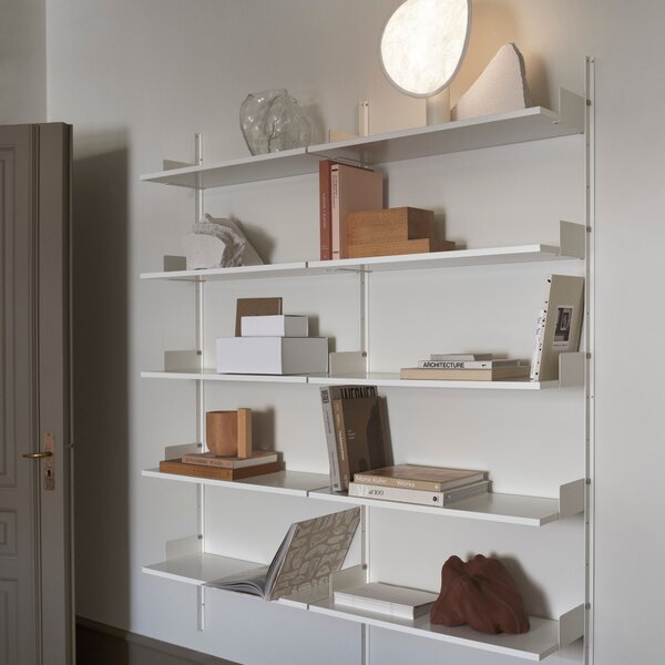 NEW WORKS Policová sestava Chamber, White / White