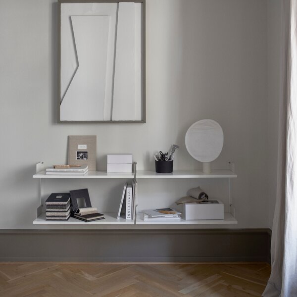 NEW WORKS Policová sestava Chamber, White / White