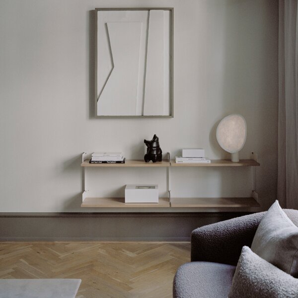 NEW WORKS Policová sestava Chamber, White / White