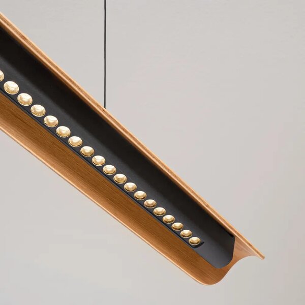 Nova Luce Dubové závěsné LED světlo Brianne 120 cm