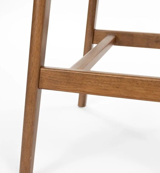 Dutchbone Béžová barová židle MARAIS 69 cm s čalouněným opěradlem