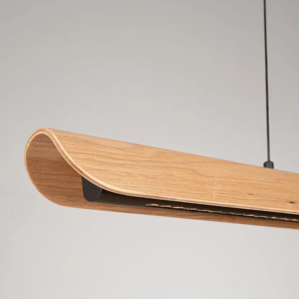 Nova Luce Dubové závěsné LED světlo Brianne 120 cm
