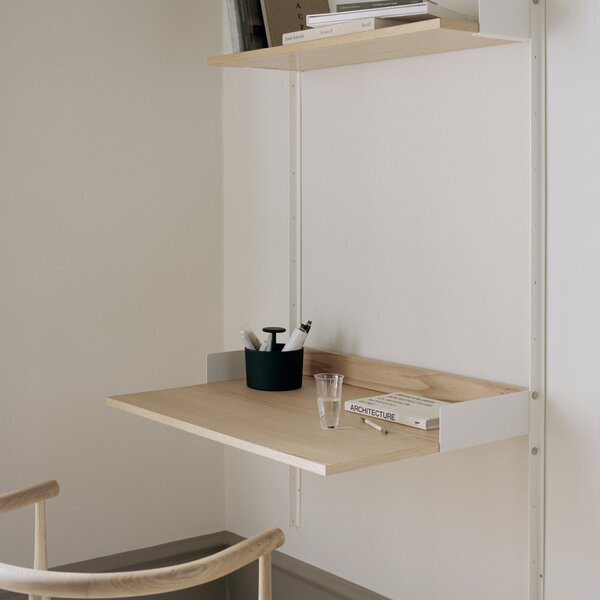 NEW WORKS Policová sestava Chamber, White / White