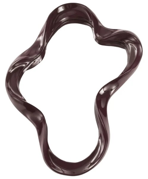 Jotex Tmavě červené nástěnné zrcadlo FLOATING 62 x 46 cm