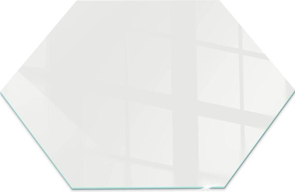Sklenná podkladová deska pro H 40 cm - Krbová deska sklenná - Krbová deska sklenná - Ochranné sklo - Ochranná deska proti jiskrám - Sklenná podkladová deska ohnivzdorná - Ochranná deska proti teplu - Ochranné sklo podkladové - Barva slonové kosti