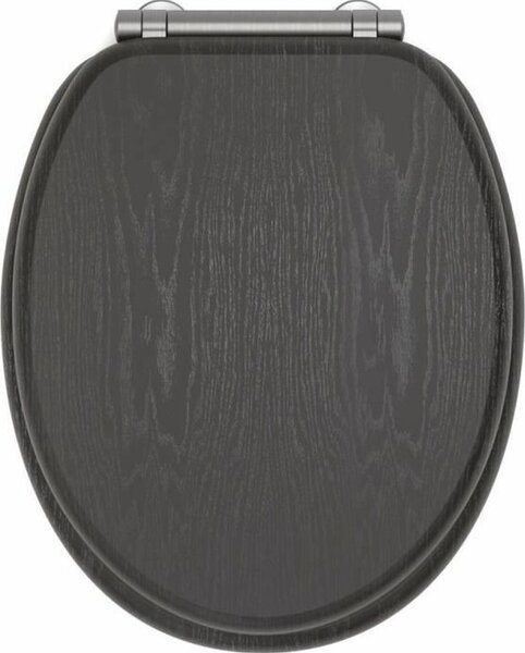 Capac toaleta Gelco, gri inchis/u, 46x38.3x4.9cm