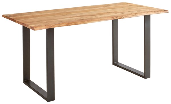 JÍDELNÍ STŮL, akácie, černá, barvy akácie, 200/100/76 cm P & B - Online Only jídelní stoly, Online Only