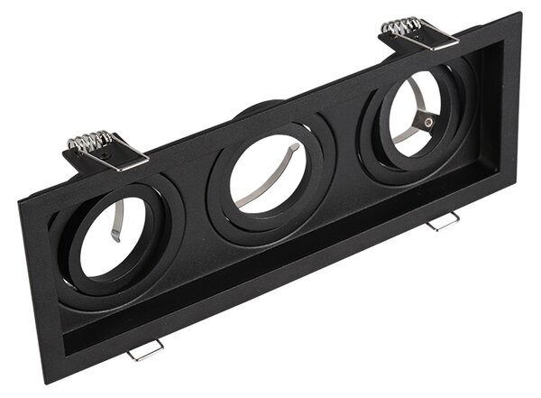 TRIO 651600332 KENAI zápustné bodové svítidlo výklopné 3xGU10 matná černá