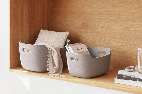 Eva Solo Šedý úložný box Tidy 40 x 29 cm