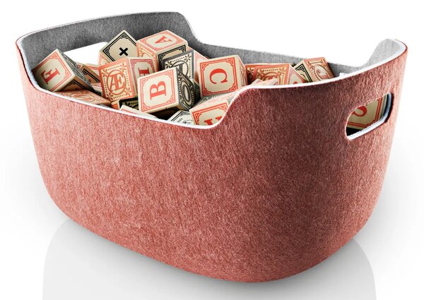 Eva Solo Hnědý úložný box Tidy 40 x 29 cm