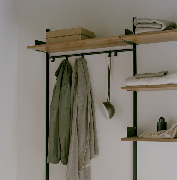 NEW WORKS Policová sestava Wardrobe 2, Oak / White