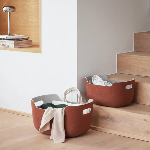 Eva Solo Hnědý úložný box Tidy 40 x 29 cm