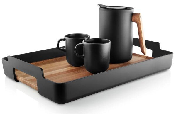 Eva Solo Černý bambusový servírovací podnos Nordic Kitchen 50 x 34 cm