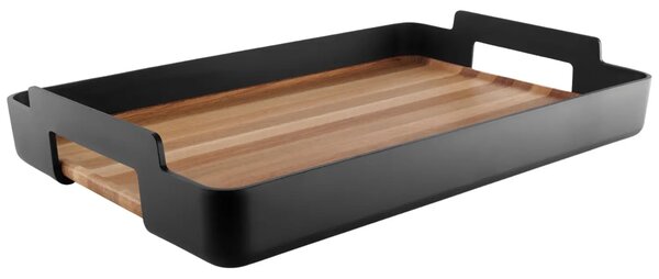 Eva Solo Černý bambusový servírovací podnos Nordic Kitchen 50 x 34 cm