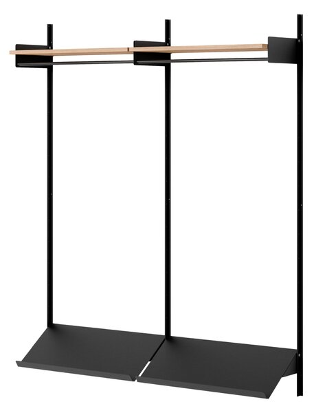 NEW WORKS Policová sestava Wardrobe 2, Oak / White