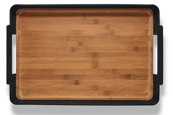 Eva Solo Černý bambusový servírovací podnos Nordic Kitchen 50 x 34 cm