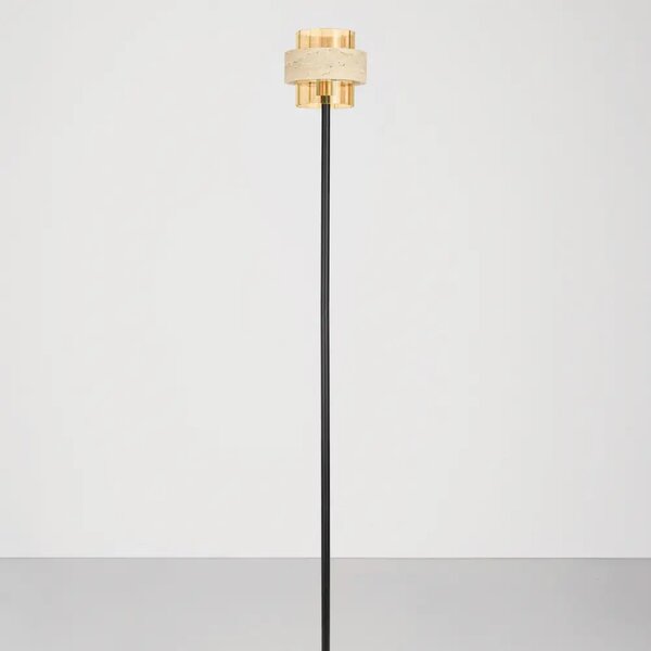 Nova Luce Travertinová stojací lampa Melony 152 cm