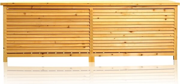Melko box na poltáe hndý truhlík na poltáe 170 cm zahradní box úloný box dřevo