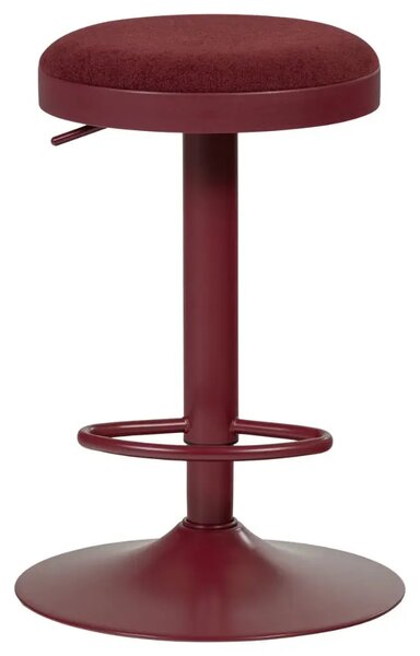 WOOOD Tmavě červená barová židle Mevo 60-82 cm