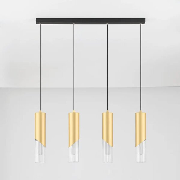 Nova Luce Zlaté závěsné světlo Modesto 66 cm