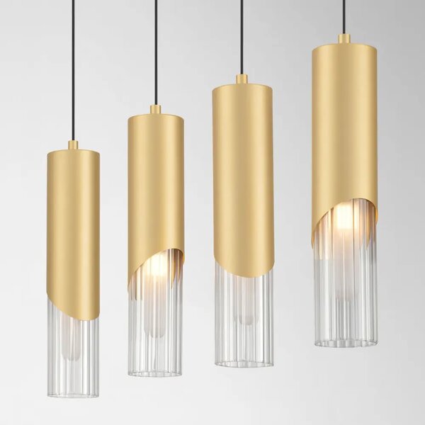 Nova Luce Zlaté závěsné světlo Modesto 66 cm