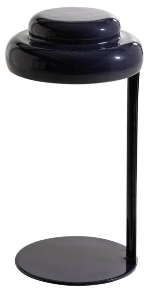 WOOOD Tmavě modrá kovová stolní lampa Rassy