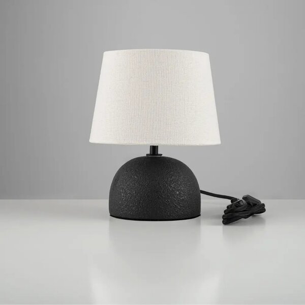 Nova Luce Bílo-černá keramická stolní lampa Noma
