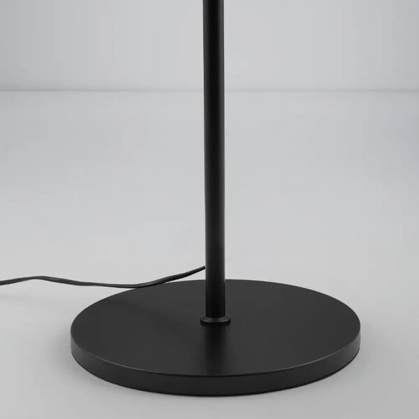 Nova Luce Hnědá skleněná stojací lampa Serena 163 cm