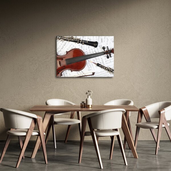 Obraz - Hudební nástroje (70x50 cm)