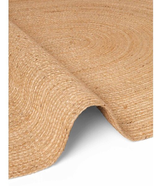 Oboustranný/ručně tkaný jutový koberec v přírodní barvě 160x230 cm Braided – Hanse Home