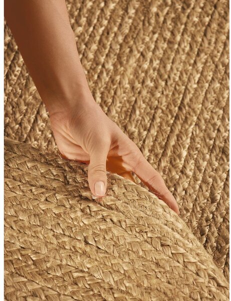 Oboustranný/ručně tkaný jutový koberec v přírodní barvě 160x230 cm Braided – Hanse Home