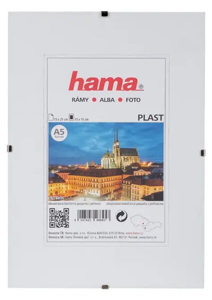 Hama clip-Fix, průhledný plast, 60 x 80 cm