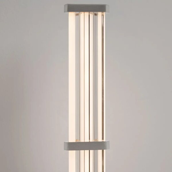 Nova Luce Stříbrná stolní LED lampa Pheme