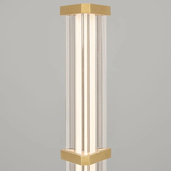 Nova Luce Zlatá stolní LED lampa Pheme