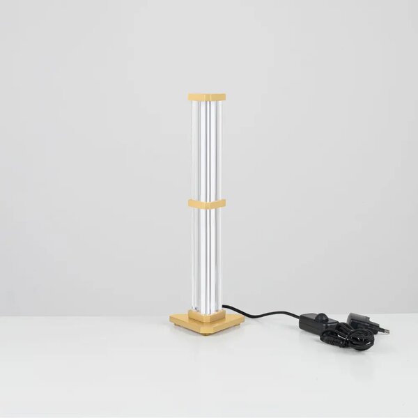 Nova Luce Zlatá stolní LED lampa Pheme