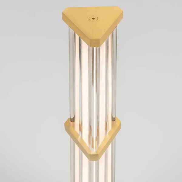 Nova Luce Zlatá stolní LED lampa Pheme