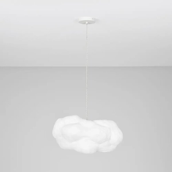 Nova Luce Bílé závěsné světlo Cloud 50 cm