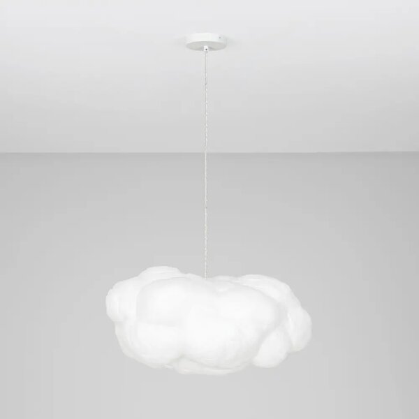 Nova Luce Bílé závěsné světlo Cloud 60 cm