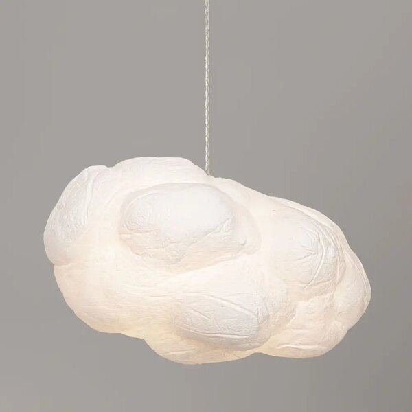 Nova Luce Bílé závěsné světlo Cloud 50 cm
