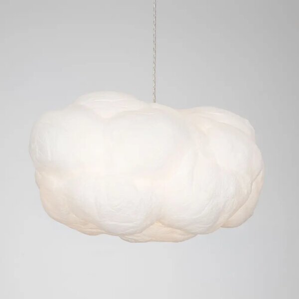 Nova Luce Bílé závěsné světlo Cloud 60 cm