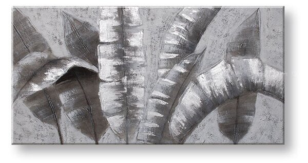 Malovaný nástěnný obraz PÍSMENO 1dílný 100x50 cm CWF1340H-14E1