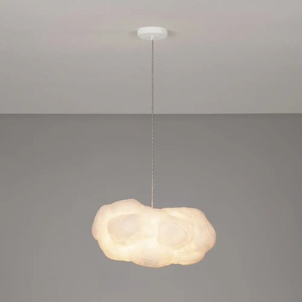 Nova Luce Bílé závěsné světlo Cloud 50 cm
