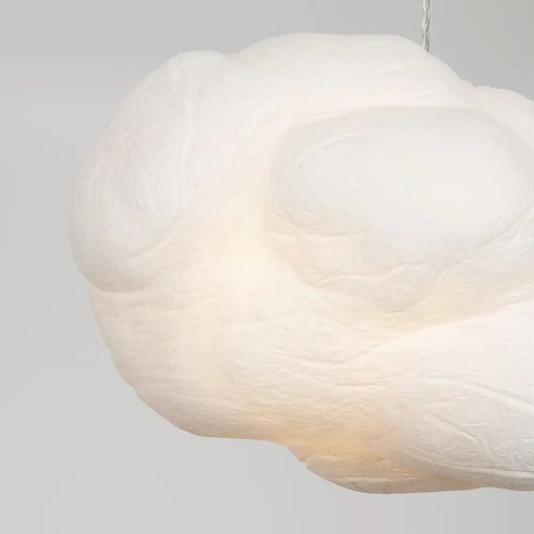Nova Luce Bílé závěsné světlo Cloud 50 cm