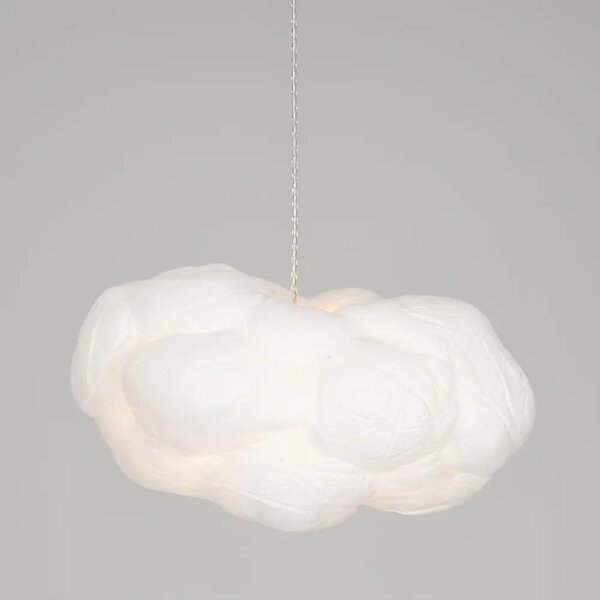 Nova Luce Bílé závěsné světlo Cloud 50 cm